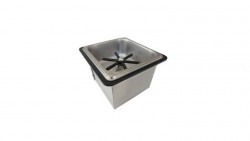 Counter Top Frothing Pitcher Rinser 6" x 5.5"x4.5"